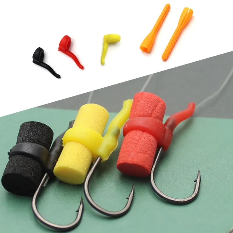 Carp Fishing Tackle Zig Rig Aligna Kit with Box Pop Up Foam Baits Zig Imitation Bait Line Aligners Carp Chod Rigs