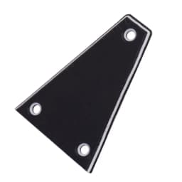 1Pcs Trapezoid Electric Guitar Neck Black Plastic Truss Rod Cover Parts Accessories
