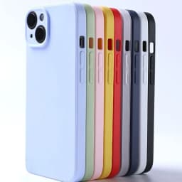 Phone Case For Iphone 14 Plus 13 12 Mini 11 Pro Max Xs X Xr 7 8 Candy Color Square Liquid Silicone Soft Protector Back Cover