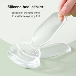 T-shaped Silicone Heel Grips Protectors Womens Shoes Heel Cushion Foot Care Products Non Slip Shoe Pads High Heels Shoe Insert