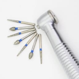 10pcs SF Series Straight Flat End Dental Diamond Burs High Speed Handpiece Teeth Whitening FG Dia 1.6MM Dentistry Materials