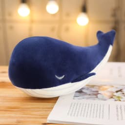 25CM Cartoon Super Soft Plush Toy Sea Animal Blue Whale Soft Toy Stuffed Animal Fish Children's birthday gift