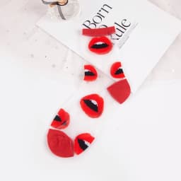 Women Socks Fashion Sheer Mesh Glass Silk Socks Ultrathin Transparent Crystal Lace Fabulous Elastic Ladies Summer Ankle Sock