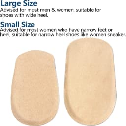 Gel Silicone Height Increase Insole Invisible Heel Lift Inserts Elastic Pads for Men & Women Shoe Foot Care Protector Cushion