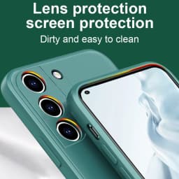 Case For Samsung Galaxy A54 A34 A24 A14 A53 A73 A52 A72 A51 A31 A32 A33 A13 A23 S20 S21 FE S22 S23 Ultra Liquid Silicone Cover