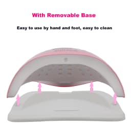 SUNX12 Max Nail Lamp Pink Nail Dryer For Manicure 66 Leds UV Light Quick Cure Autosense Nail Lamps With Base