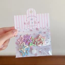 10Pcs/Set Baby Children Sweet Colors Shiny Star Ornament Hair Clips Women Girls Cute Barrettes Hairpins Kids Hair Accessories