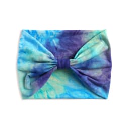 Tie Dye Headbands for Women Wide Headband Yoga Workout Head Wraps Scarf Knotted Hairband Turban Bandana Bandage Hair Accessories