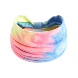 Tie Dye Headbands for Women Wide Headband Yoga Workout Head Wraps Scarf Knotted Hairband Turban Bandana Bandage Hair Accessories