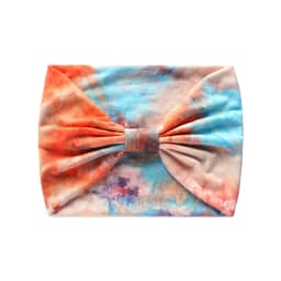 Tie Dye Headbands for Women Wide Headband Yoga Workout Head Wraps Scarf Knotted Hairband Turban Bandana Bandage Hair Accessories