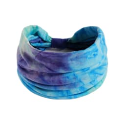 Tie Dye Headbands for Women Wide Headband Yoga Workout Head Wraps Scarf Knotted Hairband Turban Bandana Bandage Hair Accessories
