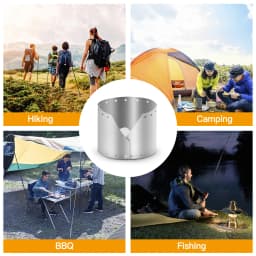 Outdoor Camping Stove Wind Shield Screen Ultralight Ultra-thin Titanium Height 15cm 19cm Windproof Plate Alcohol Wind Shield