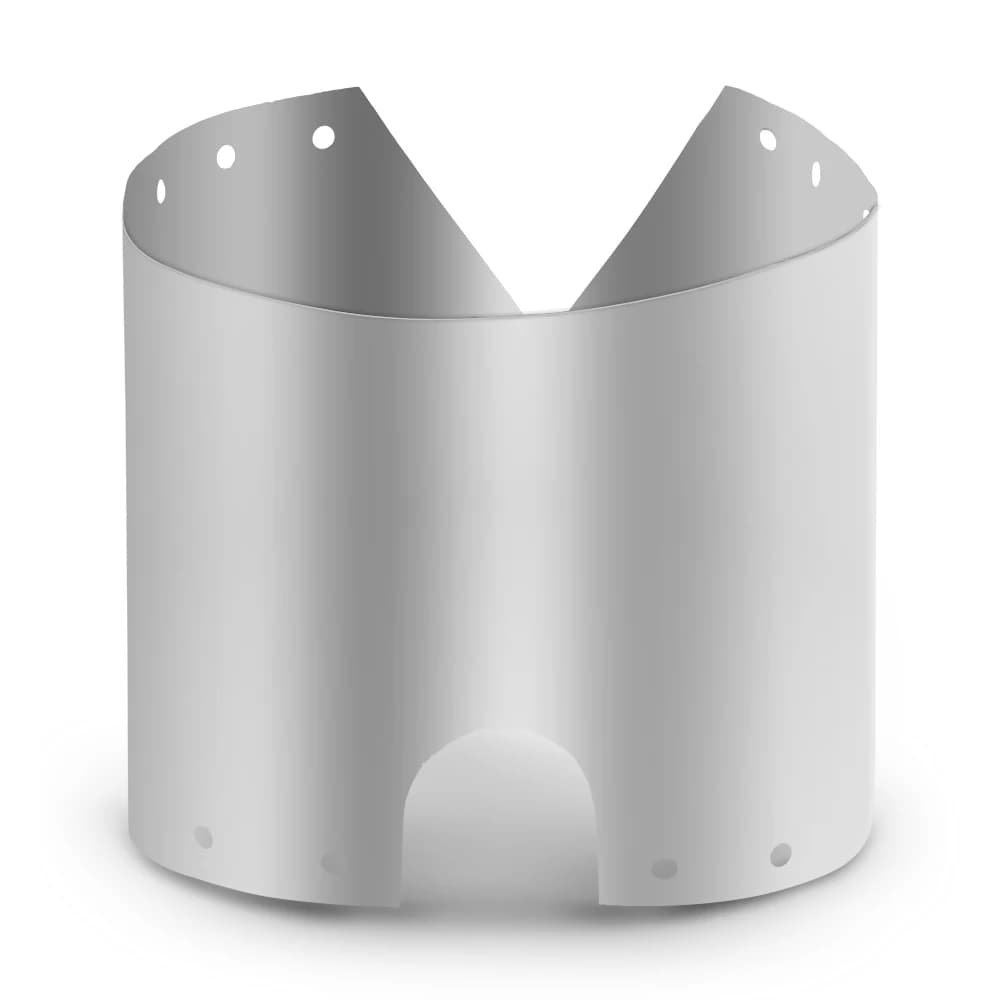 Outdoor Camping Stove Wind Shield Screen Ultralight Ultra-thin Titanium Height 15cm 19cm Windproof Plate Alcohol Wind Shield