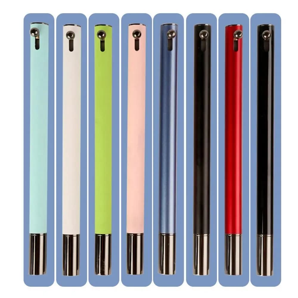 0.38mm Retractable Press Type Fountain Pen Creative Metal Ink Pen Students Gift Nib Converter Filler Pen School Office Supplies