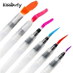Water Color Brush Pen Set, Refillable Watercolor Soft Paint Pens Watercolor Brush Oil Acrylic Painting Calligraphy Art Supplies