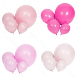 5/10/12/18inch Dusty Pink Balloons Retro Rose Hot Pink Pastel Light Pink Balloons for Birthday Wedding Baby Shower Party Decorat