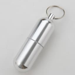 Waterproof Aluminum Alloy Pill Box Portable Medicine Case Capsule Container Bottle Holder Outdoor Pill Case Keychain