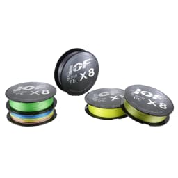 JOF PE Line X8 Strand Braided Fishing Line 150m 300m 20-100LB Super Tension Wear Resistance Smooth Multifilament Fishing Line