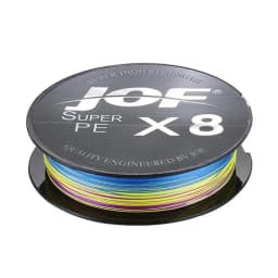 JOF PE Line X8 Strand Braided Fishing Line 150m 300m 20-100LB Super Tension Wear Resistance Smooth Multifilament Fishing Line