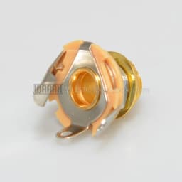 1pcs Electric Guitar Input Jack For Electric Guitar & Bass Guitar 1/4"" (6.35mm) Mono Jack Socket Chrome Nut & Washer
