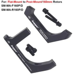 HEPPE Road Bike Disc Brake Adapter Flat Mount to Post Mount 160mm Rotor Bike FM to PM Converter Bike Disc Brake Mount Adapter