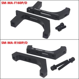 HEPPE Road Bike Disc Brake Adapter Flat Mount to Post Mount 160mm Rotor Bike FM to PM Converter Bike Disc Brake Mount Adapter