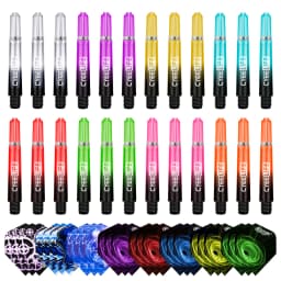 CyeeLife 35/41/48mm Plastic Darts Shafts 4.5mm Screw Thread Transparent Dart Stems With Stainless Steel O Ring For Steel & Soft