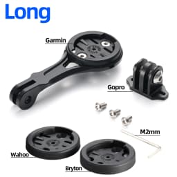 XODCK Trek Bontrager Blendr BMC ICS Cervelo Bike Stem Handlebar Out-front Gopro Combo Mount for Garmin Wahoo Bryton IGPSPORT