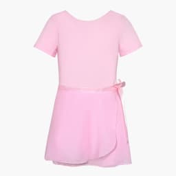 Gymnastics Leotards for Girls Dance Skirted Clothes Kids Ballet Tutu Dress Toddler Short Sleeve Stage Dance Wear
