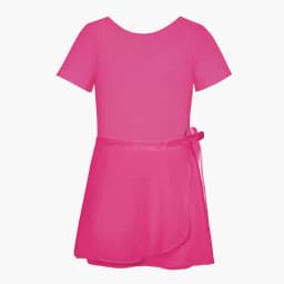 Gymnastics Leotards for Girls Dance Skirted Clothes Kids Ballet Tutu Dress Toddler Short Sleeve Stage Dance Wear