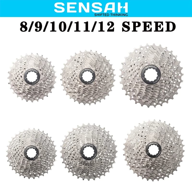 SENSAH 8/9/10/11/12 Speed Road Bike Cassette 11V 23T/25T/28T/30T/32T/34T/36T Bicycle Freewheel K7 10S Flywheel for HG Hub