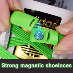 1 Pair Magnetic Shoelaces Buckle Metal Lock Shoe Laces Elastic Accessories Metal Lace Lock DIY Sneaker Kits Shoelace Buckle