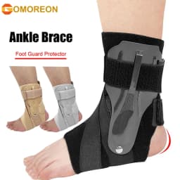 Ankle Brace for Sprained Ankle, Ankle Support with Side Stabilizers for Men Women, Ankle Splint Stabilizer Volleyball Basketball