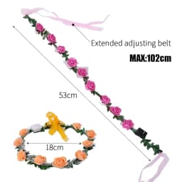 10pc LED Headband Garland Wedding Party Crown Flower Headband Luminous Hair Garland Hairband Light Christmas Neon Wreath Decor