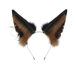 Simulation Cosplay Bearded Wolf Hair Hoop Plush Headwear Hair Accessories Furry Fluffy Halloween Party Beast Ear Hair Hoop