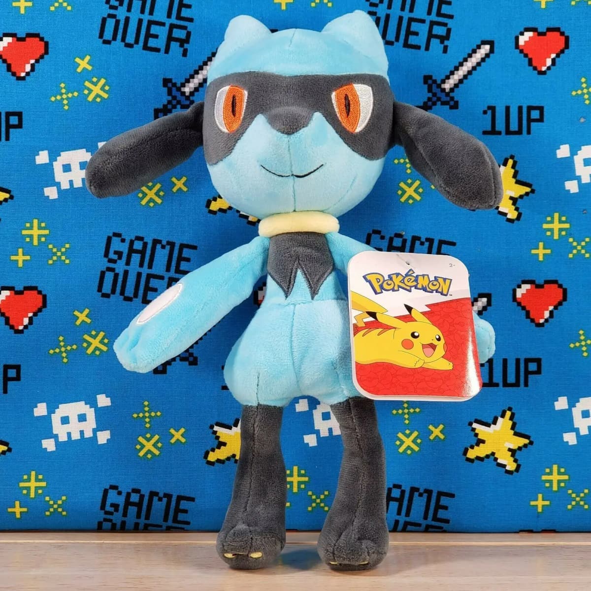 Official Pokemon RIOLU 7" Standing Plush WCT Stuffed Toy