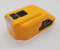 New Replacement DCB090 Power Source For Dewalt 20v Max 18V Battery Adapter with USB and TYPE-C LED Work Light