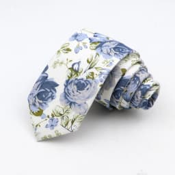 Floral Ties For Men Skinny Cotton Neck Tie For Wedding Casual Mens Women Necktie Classic Suits Dress Flower Print Tie Men Gift