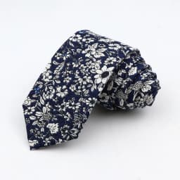 Floral Ties For Men Skinny Cotton Neck Tie For Wedding Casual Mens Women Necktie Classic Suits Dress Flower Print Tie Men Gift