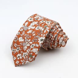 Floral Ties For Men Skinny Cotton Neck Tie For Wedding Casual Mens Women Necktie Classic Suits Dress Flower Print Tie Men Gift