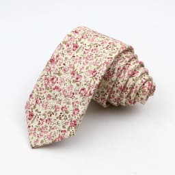Floral Ties For Men Skinny Cotton Neck Tie For Wedding Casual Mens Women Necktie Classic Suits Dress Flower Print Tie Men Gift