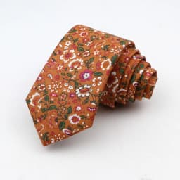 Floral Ties For Men Skinny Cotton Neck Tie For Wedding Casual Mens Women Necktie Classic Suits Dress Flower Print Tie Men Gift