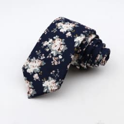 Floral Ties For Men Skinny Cotton Neck Tie For Wedding Casual Mens Women Necktie Classic Suits Dress Flower Print Tie Men Gift