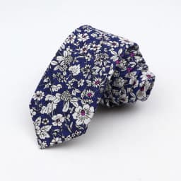 Floral Ties For Men Skinny Cotton Neck Tie For Wedding Casual Mens Women Necktie Classic Suits Dress Flower Print Tie Men Gift