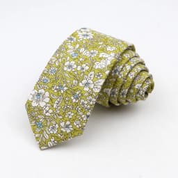 Floral Ties For Men Skinny Cotton Neck Tie For Wedding Casual Mens Women Necktie Classic Suits Dress Flower Print Tie Men Gift
