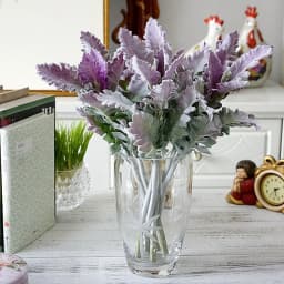 Artificial Flowers Silk Leaf Flocking Lagomorpha Festive Party Wedding Home Decoration Fake Plants Green Wall Bouquet Materials