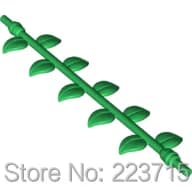 *Liane with 10 leaves * 20pcsDIY enlighten block brick part No.16981 , Compatible With Other Assembles Particles