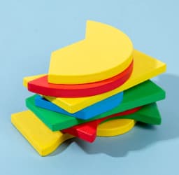 Baby Educational Montessori Early Learning Kids Colorful Geometric Shape Wooden Puzzle Enlightenment and Cognition Wooden Jigsaw