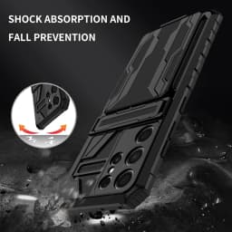 Case For Samsung Galaxy S25 Ultra S24 FE Note 20 Ultra A16 A55 A05S Wallet Card Flip Cover Protective Hybrid Stand Hard Case