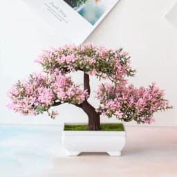 Artificial Plant Lily Flower Pinecone Potted Plants Home  Wedding Living Room Table Shop Decor Artificial Aquatic Plants Bonsai